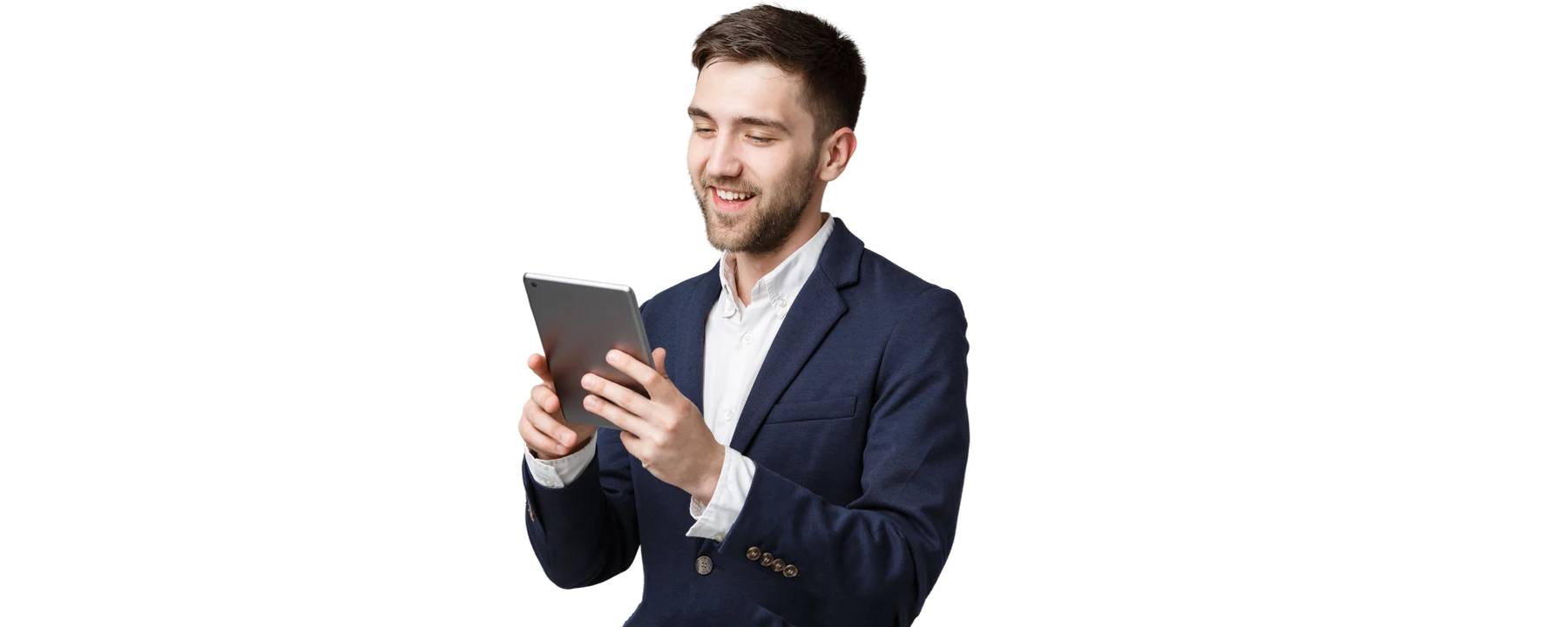 Especialista BEM com tablet